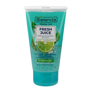 Bielenda Fresh Juice peeling gruboziarnisty do twarzy detoksykujący (150 ml)