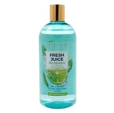 Bielenda Fresh Juice płyn micelarny detoksykujący z wodą cytrusową Limonka (100 ml)