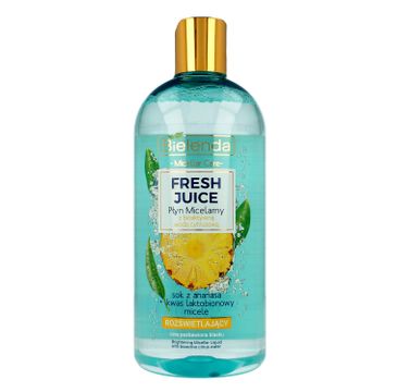 Bielenda Fresh Juice płyn micelarny rozświetlający Ananas (500 ml)