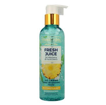 Bielenda Fresh Juice żel micelarny rozświetlający Ananas (190 ml)