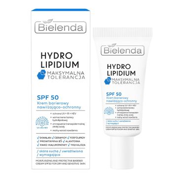 Bielenda Hydro Lipidium krem barierowy SPF50 nawilżająco-ochronny (30 ml)