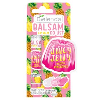 Bielenda Juicy Jelly balsam do ust zmieniający kolor Exotic Pineapple (10 g)