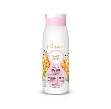 Bielenda Beauty Milky kremowe mleczko ryżowe z prebiotykiem do ciała (400 ml)