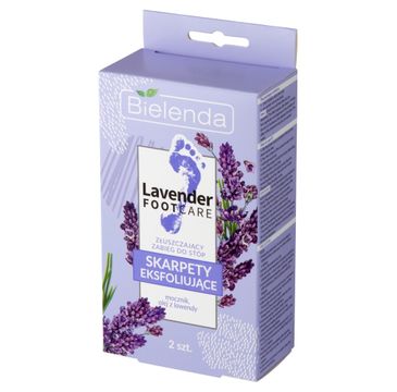 Bielenda Lavender Footcare skarpety eksfoliujące – złuszczający zabieg do stóp (2 szt.)