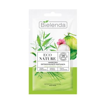 Bielenda Eco Nature maseczka detoksykująco-matująca (8 g)