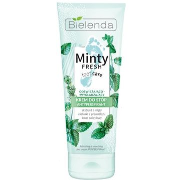 Bielenda Minty Fresh Foot Care krem do stóp odświeżająco-wygładzający antyperspirant (100 ml)