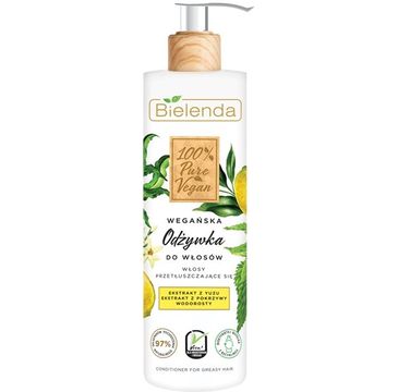 Bielenda 100% Pure Vegan odżywka do włosów przetłuszczających się (240 ml)