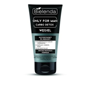 Bielenda Only For Man Carbo Detox żel oczyszczający z węglem (150 ml)