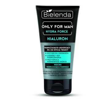 Bielenda Only For Man Hydra Force żel nawilżająco-łagodzący do mycia twarzy (150 ml)