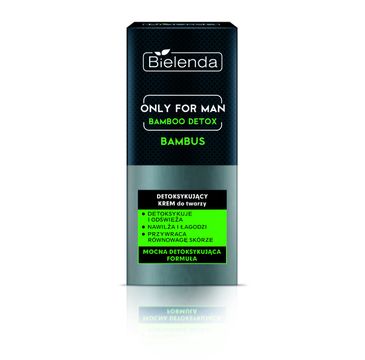 Bielenda Only For Man – krem do twarzy detoksykujący Bamboo Detox (50 ml)