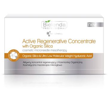 Bielenda Professional Active Regenerative Concentrate aktywny koncentrat regenerujący z krzemionką organiczną (10 x 3 ml)