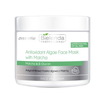 Bielenda Professional Antioxidant Algae Face Mask With Matcha antyrodnikowa maska algowa z matchą (200 g)