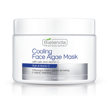 Bielenda Professional Cooling Face Algae Mask chłodząca maska algowa do twarzy z rutyną i witaminą C (190 g)