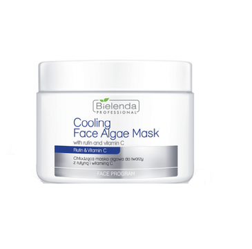 Bielenda Professional Cooling Face Algae Mask chłodząca maska algowa do twarzy z rutyną i witaminą C (190 g)