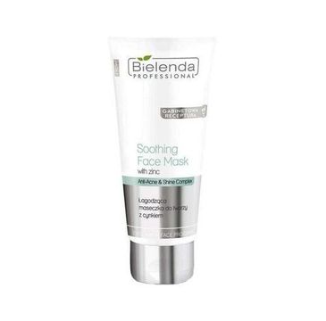 Bielenda Professional Soothing Face Mask With Zinc maseczka łagodząca do twarzy z cynkiem (70 g)