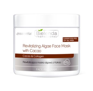 Bielenda Professional Face Program Revitalizing Algae Face Mask with Cacao rewitalizująca maska algowa z kakao (200 g)