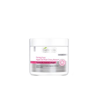 Bielenda Professional Face Program Firming Face Algae Gel Mask Cherry Blossom maska algowo żelowa Kwiat Wiśni w słoiku (200 g)