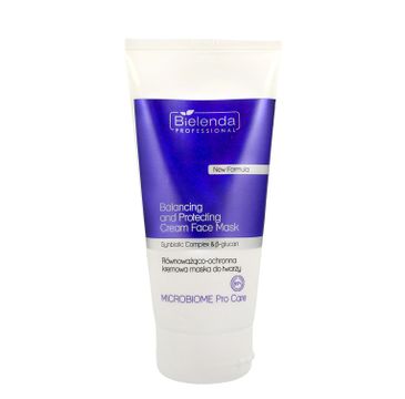 Bielenda Professional Balancing and Protecting Cream Face Mask równoważąco-ochronna kremowa maska do twarzy (175 ml)