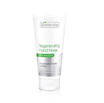 Bielenda Professional Regenerating Hand Mask Silk Proteins & Urea regenerująca maska do dłoni (175 ml)