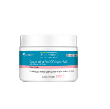 Bielenda Professional Skin Breath Oxygenating Peel Off Algae Mask dotleniająca maska algowa peel-off z minerałami morskimi (80 g)