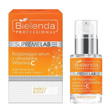 Bielenda Professional Supremelab Energy Boost rozjaśniające serum ze stabilną Witaminą C (15 ml)