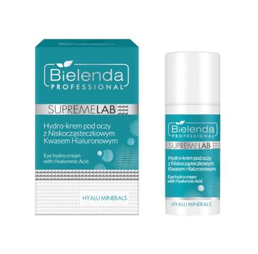 Bielenda Professional SupremeLab Hyalu Minerals hydro-krem pod oczy z kwasem hialuronowym (15 ml)