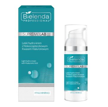 Bielenda Professional SupremeLab Hyalu Minerals lekki hydro-krem z niskocząsteczkowym kwasem hialuronowym (50 ml)