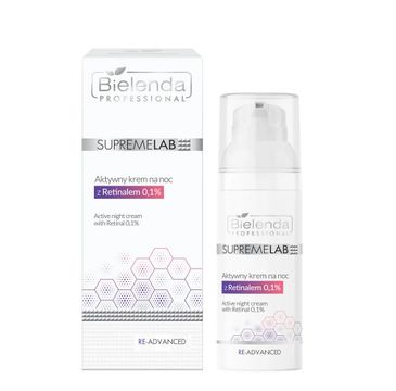 Bielenda Professional SupremeLab Re-Advanced aktywny krem na noc z Retinalem (50 ml)