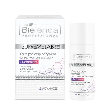 Bielenda Professional SupremeLab Re-Advanced krem pod oczy odżywczo-przeciwzmarszczkowy z Retinalem (15 ml)