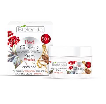 Bielenda Red Ginseng przeciwzmarszczkowy krem liftingujący 50+ na dzień i noc (50 ml)