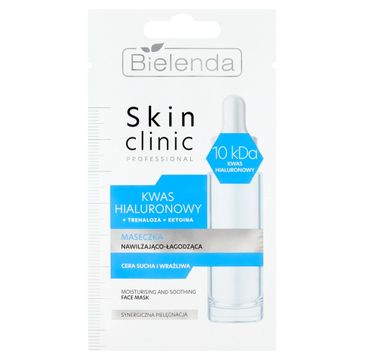 Bielenda Skin Clinic Professional Kwas Hialuronowy Maseczka nawilżająco-łagodząca (8 g)