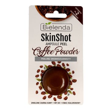 Bielenda SkinShot peeling drobnoziarnisty Coffee Powder (8 g)