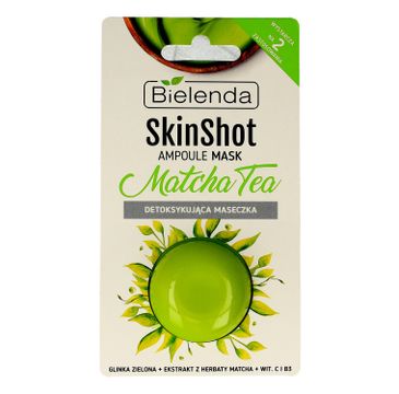 Bielenda SkinShot maseczka detoksykująca Matcha Tea (8 g)