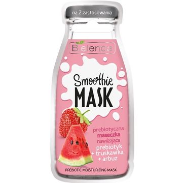 Bielenda Smoothie Mask prebiotyczna maseczka nawilżająca truskawkowo-arbuzowa (10 g)
