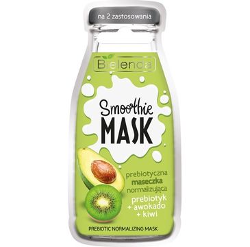 Bielenda Smoothie Mask prebiotyczna maseczka normalizująca awokado + kiwi (10 g)