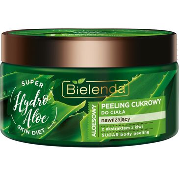 Bielenda Hydro Aloe Super Skin Diet peeling cukrowy do ciała (350 ml)