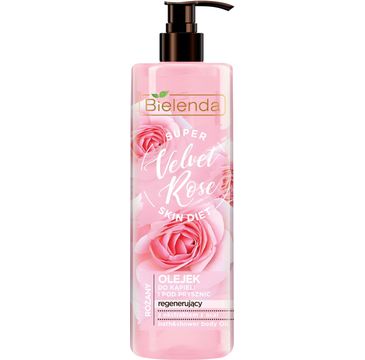 Bielenda Velvet Rose Super Skin Diet olejek do kąpieli i pod prysznic regenerujący (400 ml)