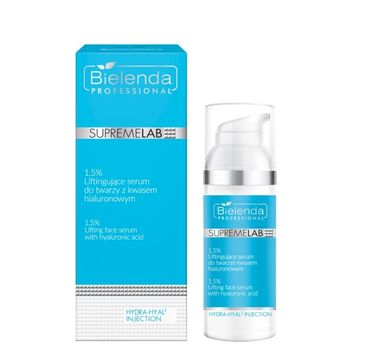 Bielenda Professional SupremeLab Hydra-Hyal2 Injection 1,5% Liftingujące serum do twarzy z kwasem hialuronowym (50 g)