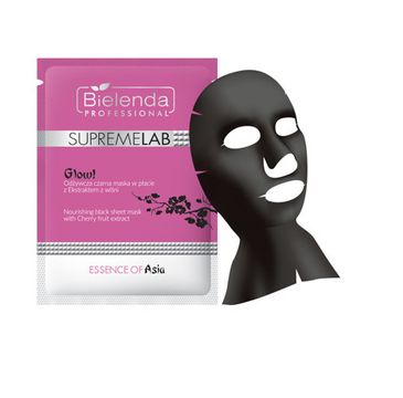 Bielenda Professional SupremeLab  Essence of Asia maska do twarzy w płacie z ekstraktem z wiśni (20 g)