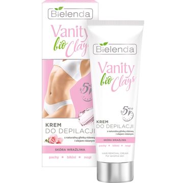 Bielenda Vanity Bio Clays krem do depilacji skóra wrażliwa (100 ml)