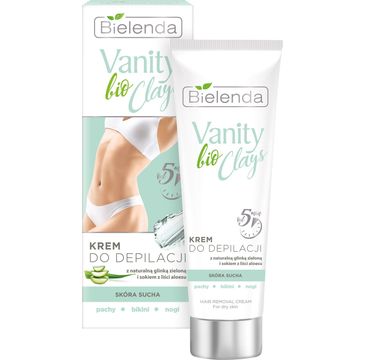 Bielenda Vanity Bio Clays krem do depilacji skóra sucha (100 ml)