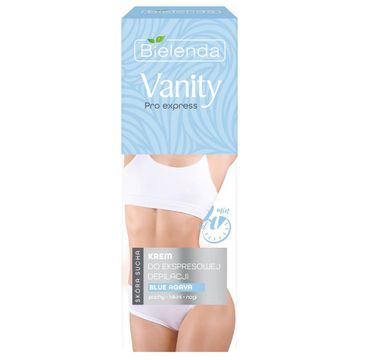 Bielenda Vanity Pro Express krem do ekspresowej depilacji skóry suchej Blue Agava (75 ml)