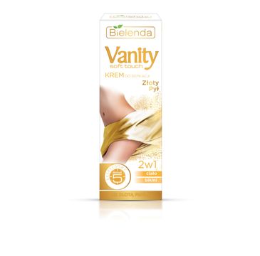 Bielenda Vanity Soft Touch krem do depilacji 2w1 Złoty Pył (100 ml)