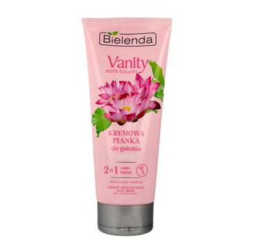 Bielenda Vanity Soft Touch kremowa pianka do golenia 2w1 Lotos (175 g)