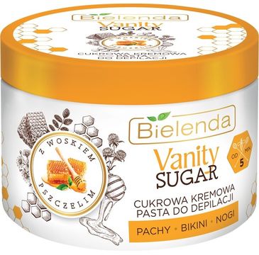 Bielenda Vanity Sugar cukrowa pasta do depilacji z woskiem pszczelim (100 g)