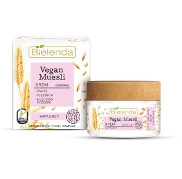 Bielenda Vegan Muesli krem matujący na dzień i na noc (50 ml)