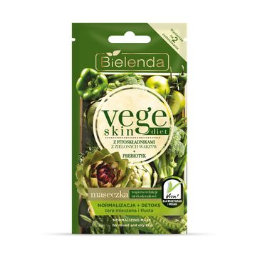 Bielenda Vege Skin Diet maseczka do cery mieszanej Normalizacja + Detoks (8 ml)