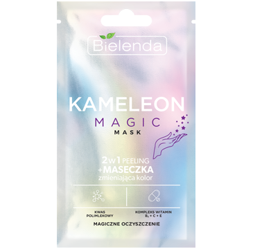 Bielenda Kameleon Magic Mask 2w1 peeling + maseczka zmieniająca kolor (8 g)