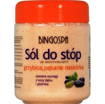 BingoSpa sól do stóp ze skłonnościami do grzybicy i pękania naskórka (550 g)