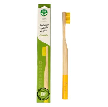 Bio4You bambusowa szczoteczka do zębów żółta (1 szt.)